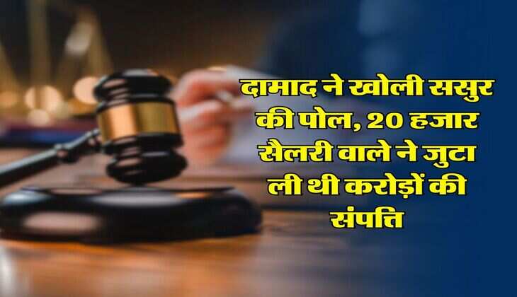 High Court : दामाद ने खोली ससुर की पोल, 20 हजार सैलरी वाले ने जुटा ली थी करोड़ों की संपत्ति