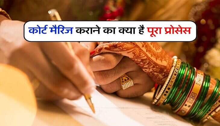 Court Marriage Process : कोर्ट मैरिज कराने का क्या है पूरा प्रोसेस, जानिये नियम और कानून