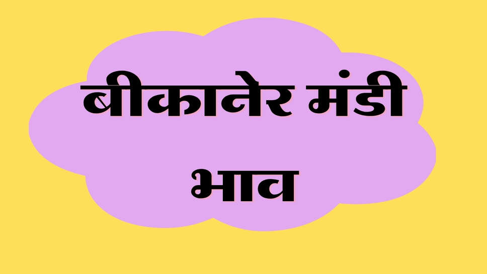 बीकानेर मंडी भाव 24 अक्टूबर 2026: गेहूं और ईसबगोल में तेजी, मूंगफली-ग्वार मंदे