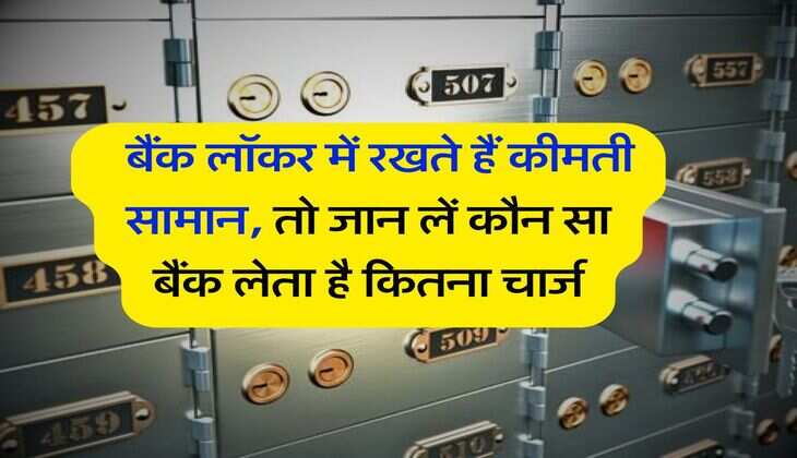 Bank Locker : बैंक लॉकर में रखते हैं कीमती सामान, तो जान लें कौन सा बैंक लेता है कितना चार्ज