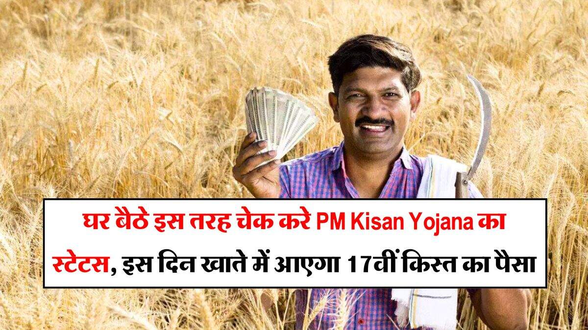 घर बैठे इस तरह चेक करे PM Kisan Yojana का स्टेटस, इस दिन खाते में आएगा 17वीं किस्त का पैसा