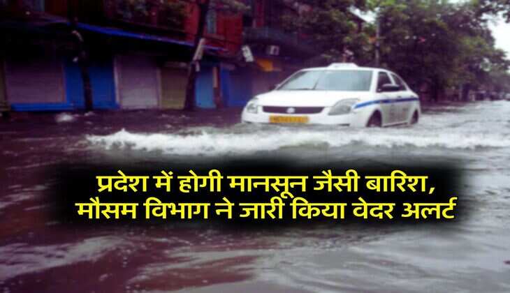 Haryana News : प्रदेश में होगी मानसून जैसी बारिश, मौसम विभाग ने जारी किया वेदर अलर्ट