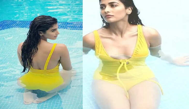 Pooja Hegde:&nbsp;पूजा हेगड़े का&nbsp;ट्रांसपरेंट कपड़ों में दिखा बिकिनी लुक, देखकर फैंस भर रहे आहें&nbsp;