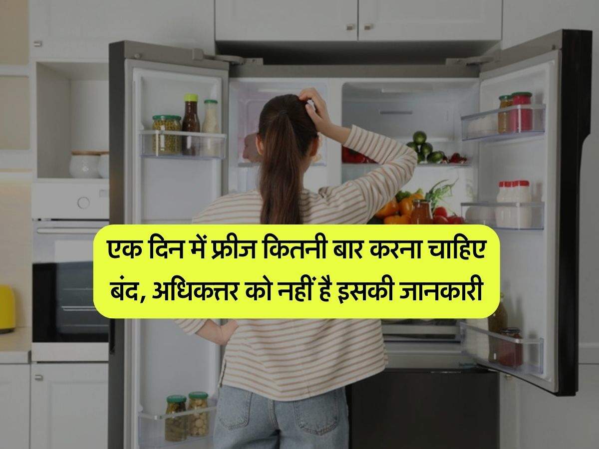 Home Refrigerator : एक दिन में फ्रीज कितनी बार करना चाहिए बंद, अधिकत्तर को नहीं है इसकी जानकारी