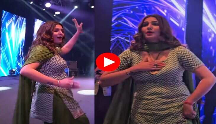 Sapna Choudhary Dance : सपना चौधरी ने नाच नाचकर तोड़ डाले घूंघरू, चली मोरनी सी चाल
