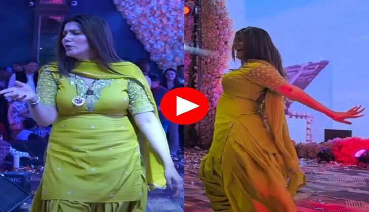 Sapna Choudhary Dance : हैव्वी हैव्वी ठुमकों से सपना चौधरी ने लूटी महफिल, लोगों ने दिया प्यार