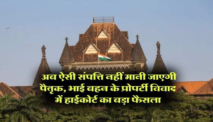 property rights : अब ऐसी संपत्ति नहीं मानी जाएगी पैतृक, भाई बहन के प्रोपर्टी विवाद में हाईकोर्ट का बड़ा फैसला