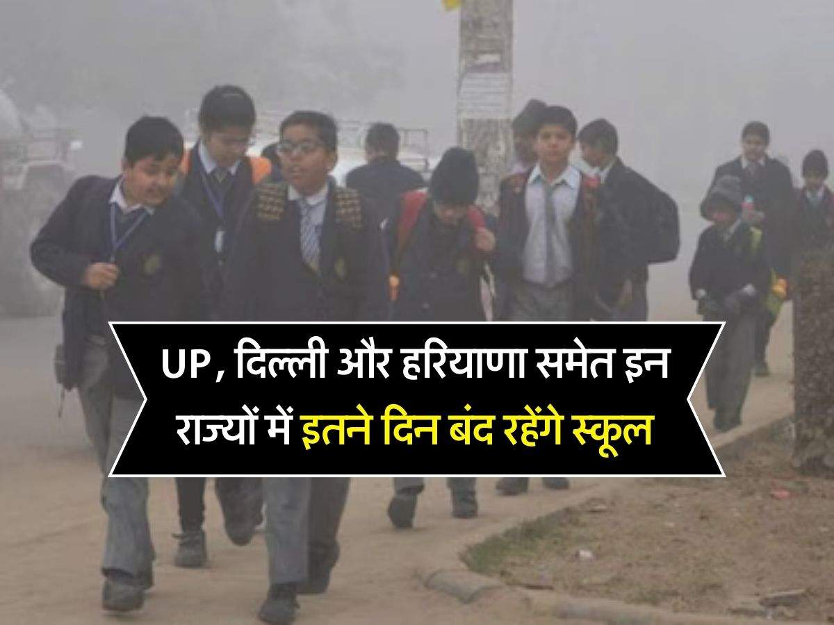 School Holidays : सरकार ने लिया बड़ा फैसला, UP, दिल्ली और हरियाणा समेत इन राज्यों में इतने दिन बंद रहेंगे स्कूल