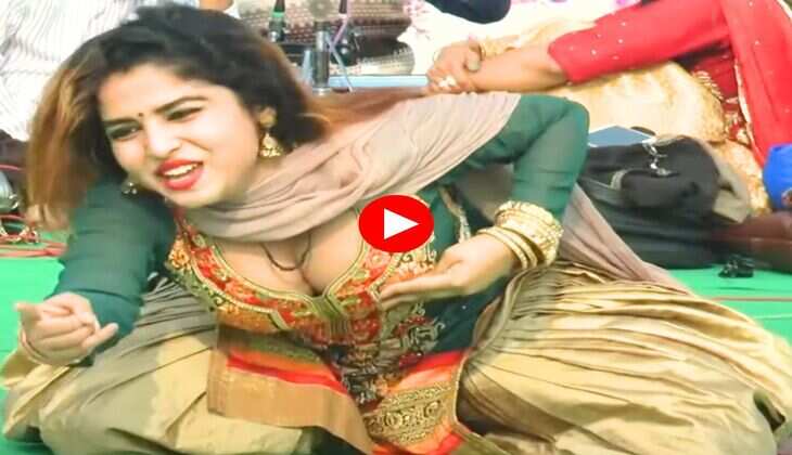 Haryanvi Dance Video : परफ्यूम लगावै चुन्नी मैं पर मुस्कान बेबी ने हिलाया स्टेज, दिखाया चढ़ती जवानी का जलवा