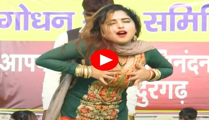 Haryanvi Dance : मुस्कान बेबी ने ताबड़तोड़ डांस में सपना को भी छोड़ दिया पीछे, सूट उठाकर माहौल किया गर्म