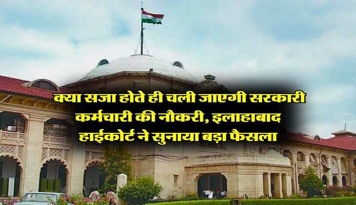 allahabad high court : क्या सजा होते ही चली जाएगी सरकारी कर्मचारी की नौकरी, इलाहाबाद हाईकोर्ट ने सुनाया बड़ा फैसला