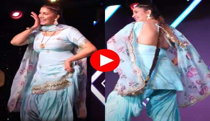 Sapna Choudhary Dance : रंगीन लाइटों के बीच सपना ने उठा दिया धुआं, बोली- तनै छाती कै लगा लूं जले