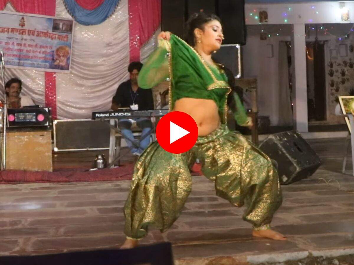 Gori Nagori Dance : कुर्ती पहन गोरी नागोरी ने मटकाई कमर, अदाएं देख बूढ़े भी खो बैठे होश