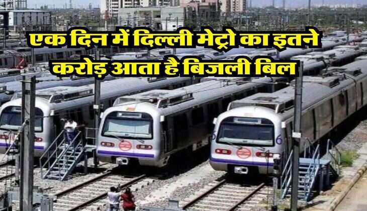 DRMC : एक दिन में दिल्ली मेट्रो का इतने करोड़ आता है बिजली बिल