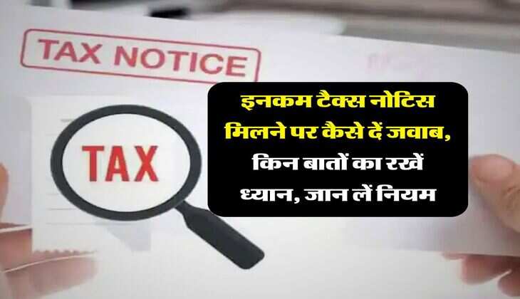 Income Tax Rules : इनकम टैक्स नोटिस मिलने पर कैसे दें जवाब, किन बातों का रखें ध्यान, जान लें नियम