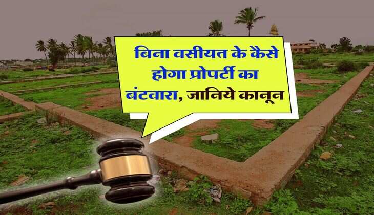 Property Division Act : बिना वसीयत के कैसे होगा प्रोपर्टी का बंटवारा, जानिये कानून