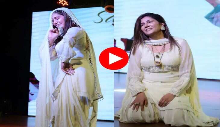Sapna choudhary Dance : सपना चौधरी ने लचकाया हैवी फिगर, फैंस बोले&nbsp;'हुस्न हरियाणे का'