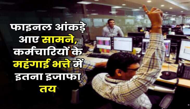 DA Hike Today : फाइनल आंकड़े आए सामने, कर्मचारियों के महंगाई भत्ते में इतना इजाफा तय