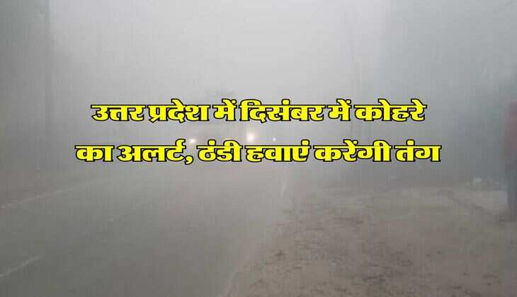 UP Weather : उत्तर प्रदेश में दिसंबर में कोहरे का अलर्ट, ठंडी हवाएं करेंगी तंग&nbsp;
