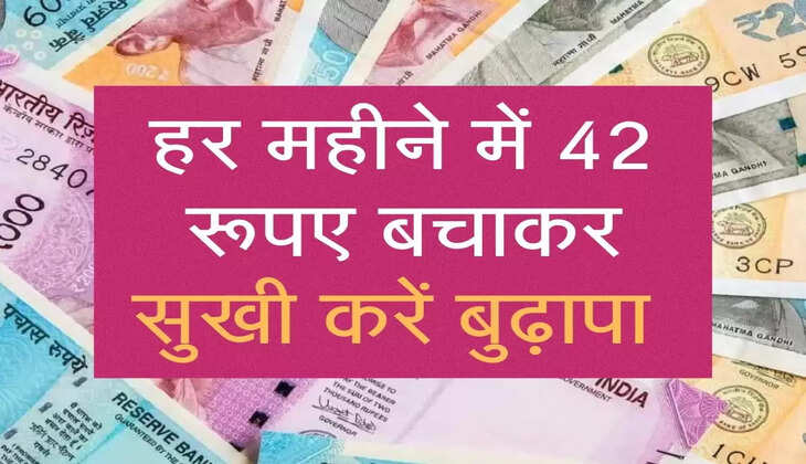 हर महीने में 42 रूपए बचाकर सुखी करें बुढ़ापा 
