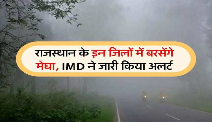 Rajasthan Weather : राजस्थान के इन जिलों में बरसेंगे मेघा, IMD ने जारी किया अलर्ट