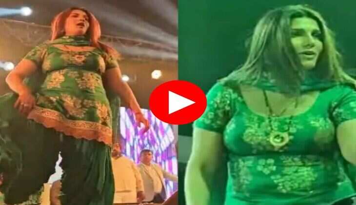 Sapna Choudhary Dance : सपना चौधरी ने स्टेज पर मचाया तहलका, फैंस बोले एक बार और