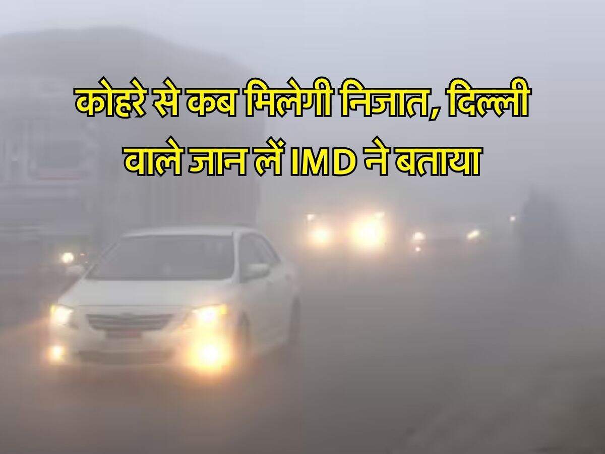 Delhi NCR Weather : कोहरे से कब मिलेगी निजात, दिल्ली वाले जान लें IMD ने बताया 31 दिसंबर तक के मौसम का हाल