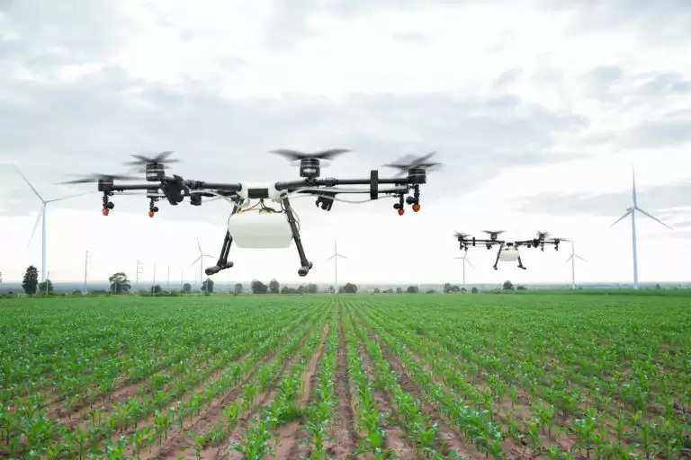 agriculture drone subsidy scheme : Government is giving 75 percent subsidy on buying spray drones