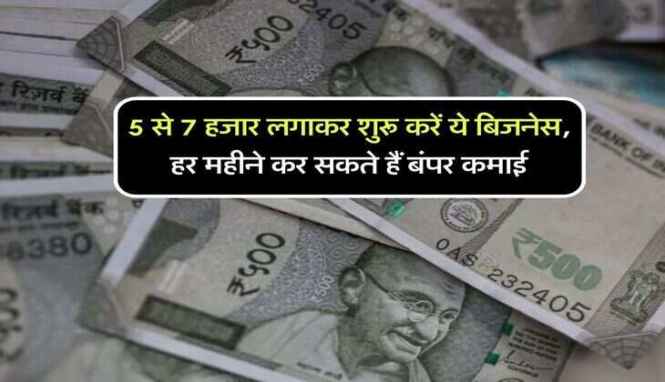 Business Idea : 5 से 7 हजार लगाकर शुरू करें ये बिजनेस, हर महीने कर सकते हैं बंपर कमाई