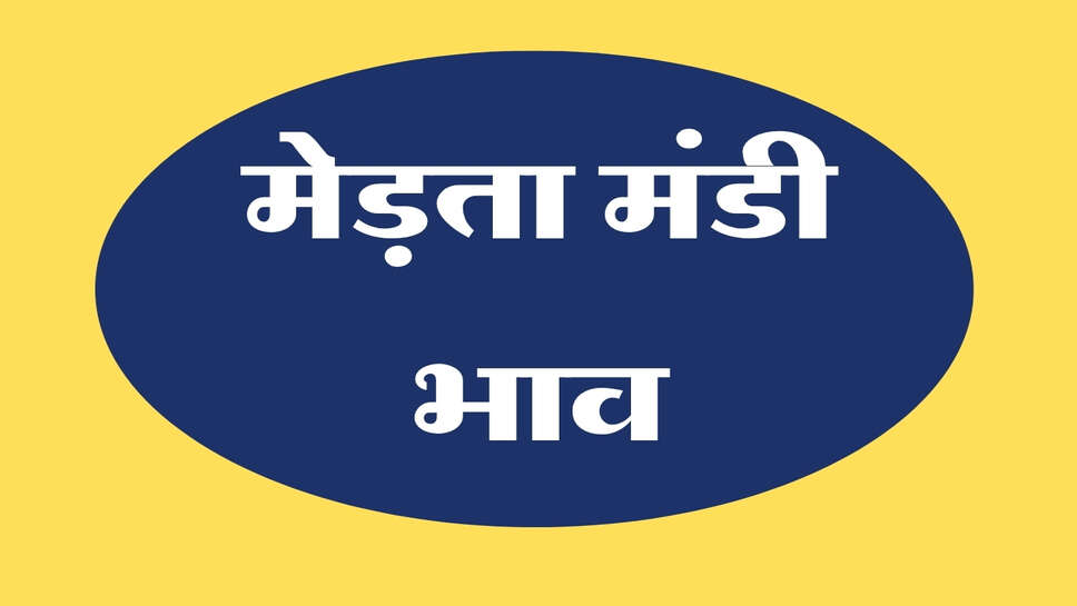 मेड़ता मंडी भाव 30 अक्टूबर 2026: मूंग, चना, जीरा और ग्वार के भाव स्थिर