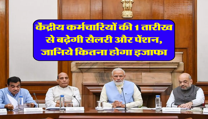 8th pay commission salary hike : केंद्रीय कर्मचारियों की 1 तारीख से बढ़ेगी सैलरी और पेंशन, जानिये कितना होगा इजाफा