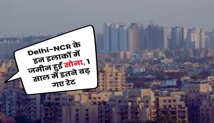 Delhi-NCR के इन इलाकों में जमीन हुई सोना, 1 साल में इतने बढ़ गए रेट