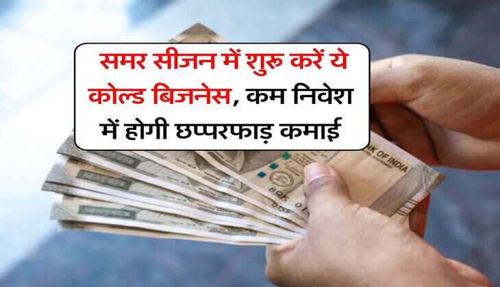 Business Ideas : समर सीजन में शुरू करें ये कोल्ड बिजनेस, कम निवेश में होगी छप्परफाड़ कमाई