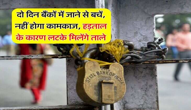 Bank Holiday : दो दिन बैंकों में जाने से बचें, नहीं होगा कामकाज, हड़ताल के कारण लटके मिलेंगे ताले