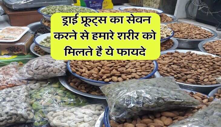 Benefits Of Dry Fruits : ड्राई फ्रूट्स का सेवन करने से हमारे शरीर को मिलते है ये फायदे