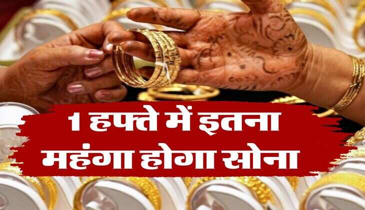 Gold Rate Weekly : लो जी आ गई रिपोर्ट, 1 हफ्ते में इतना महंगा होगा सोना&nbsp;