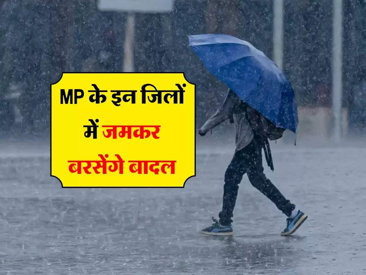 MP ka Mausam : MP के इन जिलों में जमकर बरसेंगे बादल, कई जगह स्कूलों की हुई छुट्टियां