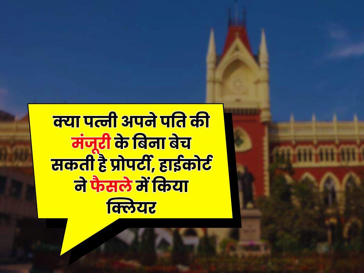 Property Rights : क्या पत्नी अपने पति की मंजूरी के बिना बेच सकती है प्रोपर्टी, हाईकोर्ट ने फैसले में किया क्लियर