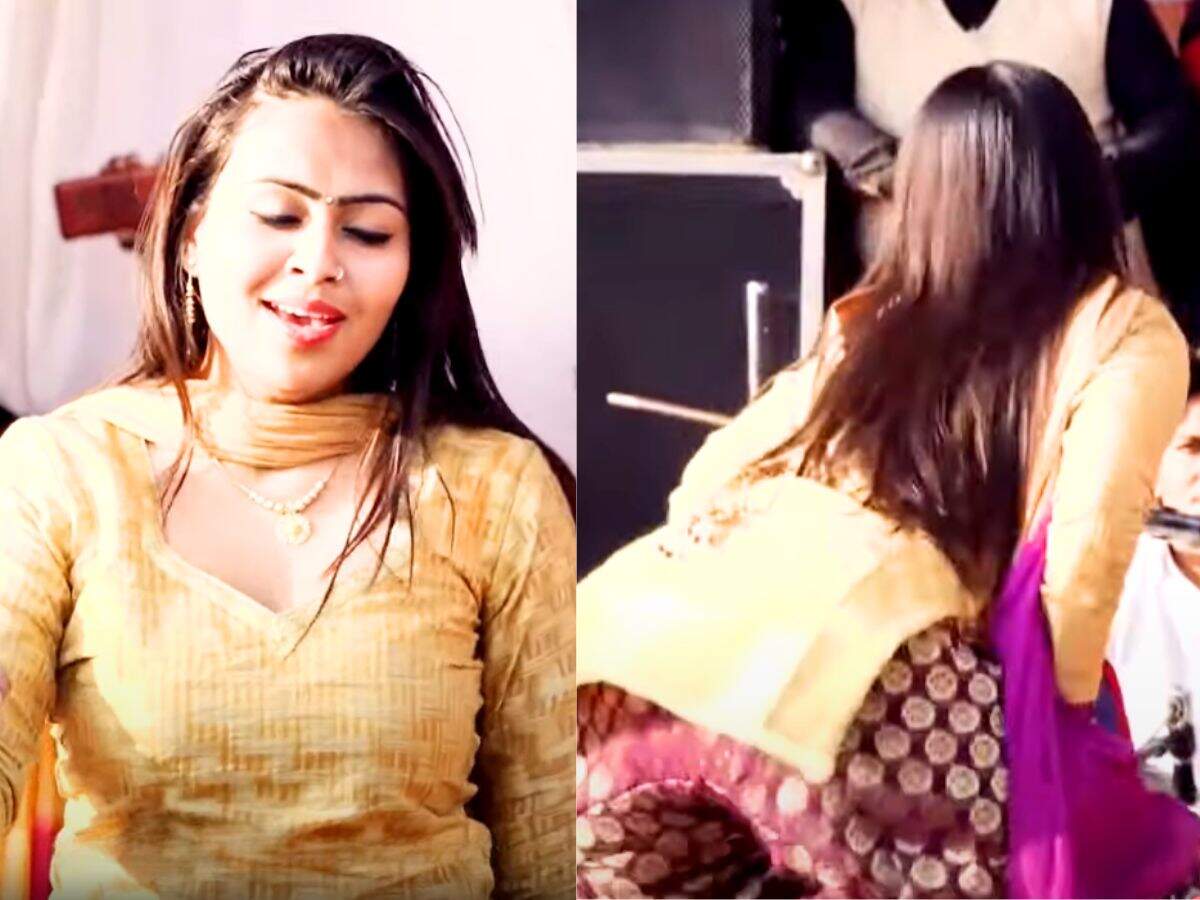 Haryanvi Dance Video : 26 की आरसी उपाध्याय ने 60 साल के ताऊ के साथ लगाए ठुमके, लोगों ने नोटों की कर दी बारिश