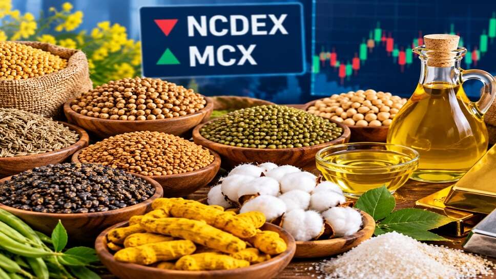NCDEX और MCX भाव 28 अक्टूबर 2026: ग्वार, जीरा, धनिया और सोने-चांदी के ताजा रेट