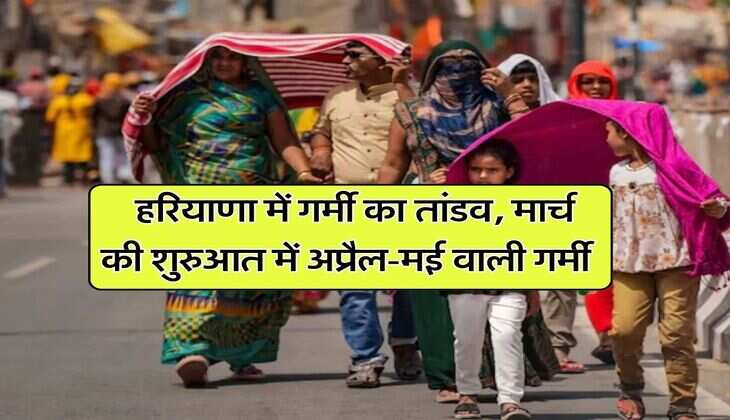 Haryana Weather Alert : हरियाणा में गर्मी का तांडव, मार्च की शुरुआत में अप्रैल-मई वाली गर्मी