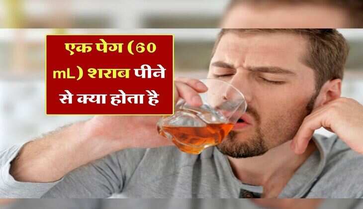 One Peg Whiskey : एक पेग (60 mL) शराब पीने से क्या होता है, पीने वालों को पता होनी चाहिए ये बात