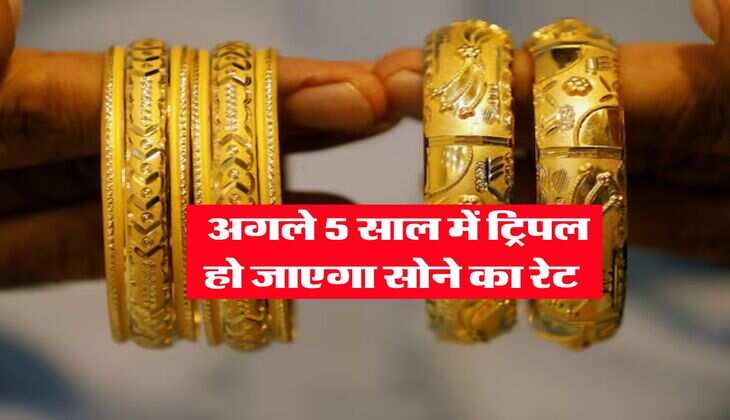 Gold Rate : अगले 5 साल में ट्रिपल हो जाएगा सोने का रेट&nbsp;