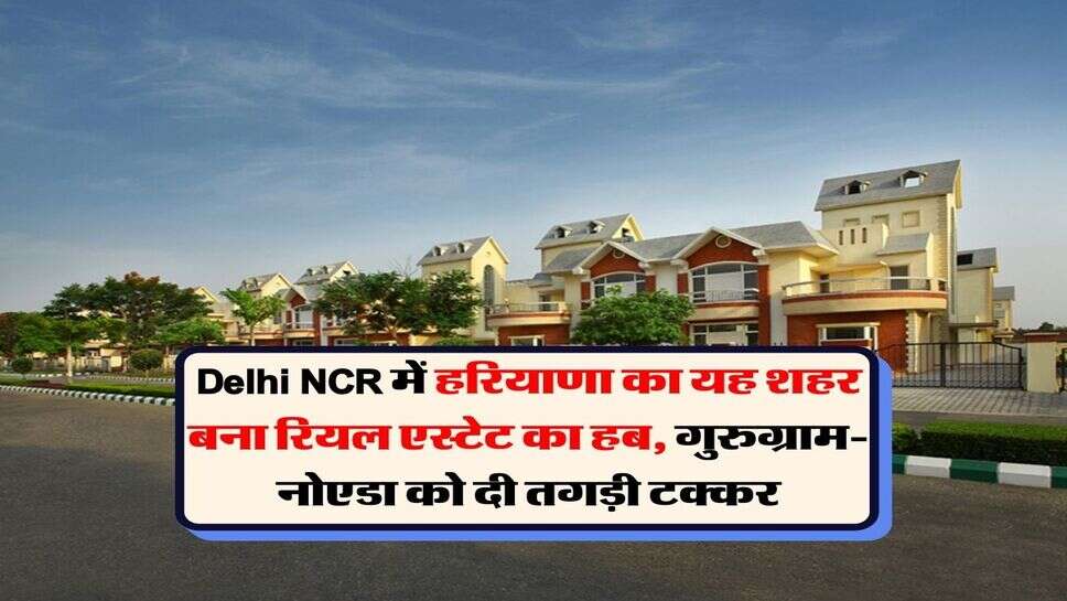 Delhi NCR में हरियाणा का यह शहर बना रियल एस्टेट का हब, गुरुग्राम-नोएडा को दी तगड़ी टक्कर