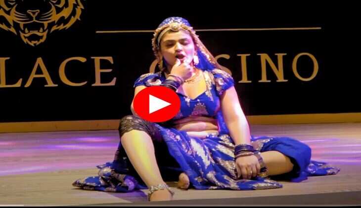 Gori Nagori Dance : गोरी नागोरी ने घाघरा चोली में किया धमाकेदार डांस, अदाओं से लूटी महफिल