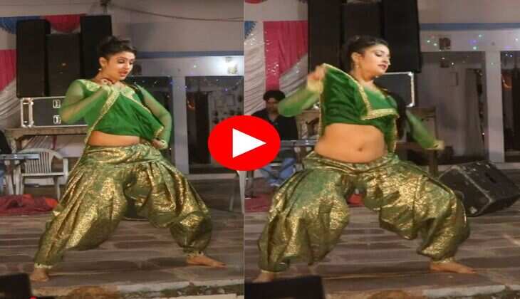 Gori Nagori Dance : गोरी नागोरी ने नाचते हुए सूट उठाकर माहौल कर दिया गर्म, दिखाया चढ़ती जवानी का जलवा