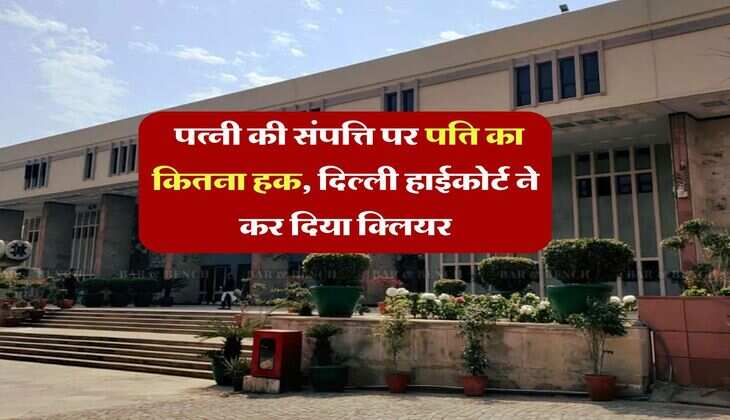 Delhi High Court : पत्नी की संपत्ति पर पति का कितना हक, दिल्ली हाईकोर्ट ने कर दिया क्लियर