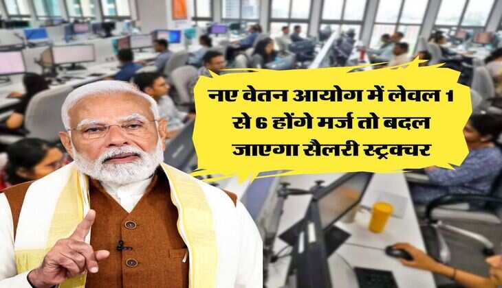 8th Pay Commission : नए वेतन आयोग में लेवल 1 से 6 होंगे मर्ज तो बदल जाएगा सैलरी स्ट्रक्चर