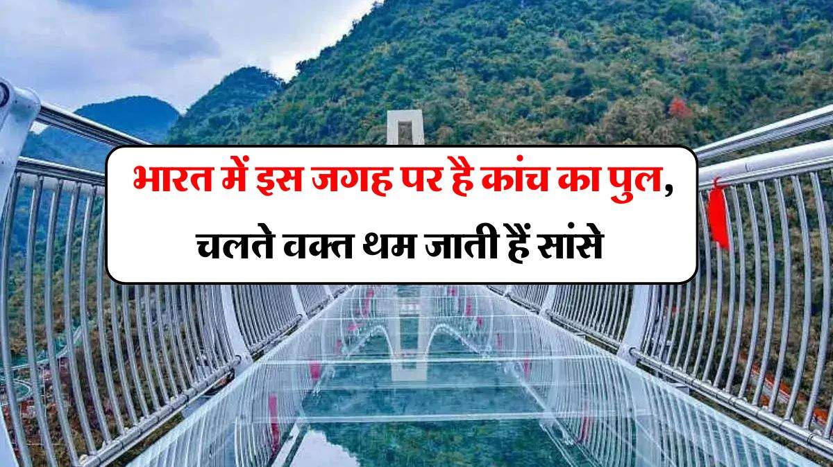 Glass Bridge : भारत में इस जगह पर है कांच का पुल, चलते वक्त थम जाती हैं सांसे