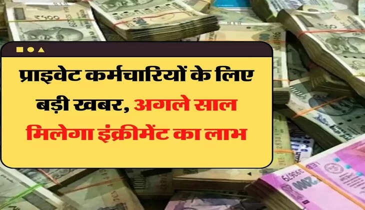 Salary Hike update प्राइवेट कर्मचारियों के लिए बड़ी खबर, अगले साल मिलेगा इंक्रीमेंट का लाभ